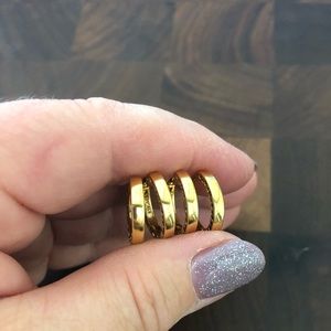 2 pair Pandora Shine Hearts of Pandora hoops